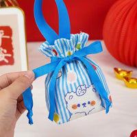 Children's Party Favor Bag With Handle Kids Party Favor Bag Reusable Small Easter Gift Sack for Young Children, Parents, School Activities, Themed Parties