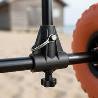 Base Kayak Trailer Wide Tires Kayak Cart with Wheels Foldable Boat Transport Transport Trolley for Beach, Outdoor