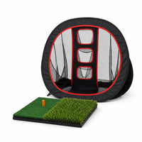 Foldable Golf Chipping Net Built-in Practice Openings Sports Gear Mesh