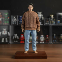 1/6 Scale Sweater Long-Lasting Material 1/6 Scale Figure Clothes Round Neck Doll Top Oversized Fit Miniature Knit Pullover