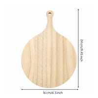Mini Wooden Cutting Board DIY Project Handle Slicing Board Versatile Mini Wooden Serving Paddle for Crafters, Dining Table, Party