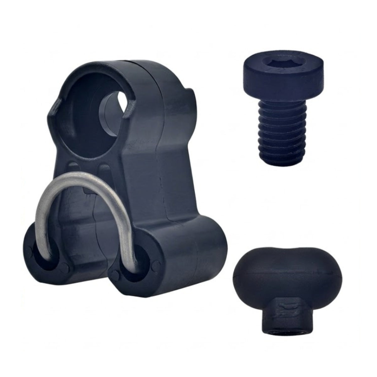 Folding Bike Clamp with Fixing Screw Small Head Tube Latch Clamp Replacement