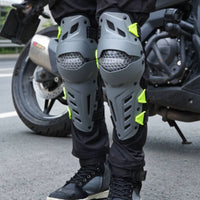 Motorcycle Knee Pads Adjustable Straps Riding Knee Protector Hard   Motorcycle Leg for Riders