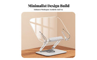 Adjustable Reading Stand Holds Thick Books Swiveling Reading Easel for Musicians