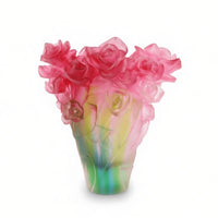 Rose Shaped Vase Tabletop Sculptural Vase Modern for Living Room, Entryway