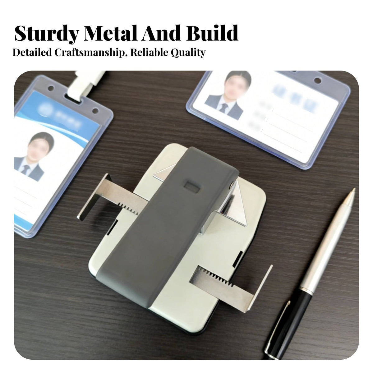 Access Card Slot Punch Lightweight Access Card Puncher Portable Identification Hole Puncher for Crafting, Events