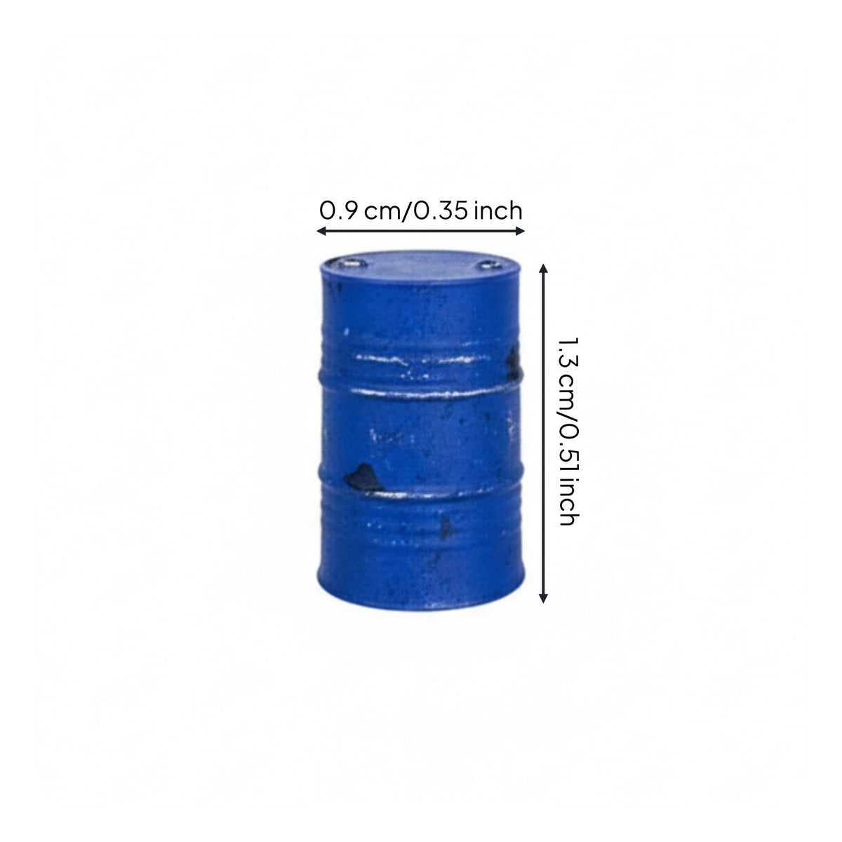 1/64 Scale Oil Barrel Realistic Details 1:64 Scale Barrel Intricate Detailing