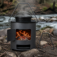 Portable Wood Burning Stove for Outdoor Camping and Home Use