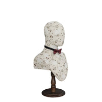 Male Mannequin Head Easy to Assemble Fabric Covered Display Head Stable