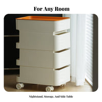 3-Tier Rolling Organizer 360-Degree Rotation 3-Tier Utility Cart Anti-Rust