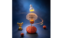 Basketball Hoop Ornament Lightweight Mini Basketball Hoop with Light Toy for Office