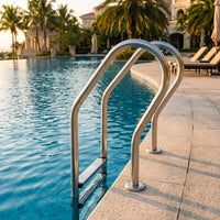 5-Step Pool Ladder Anti-Slip Pool Ladder with Handrails Heavy-Duty for Homeowners, Backyard