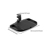 Rotating Desk Tray Multi-Function Clamp on Platform Space Saving for Home