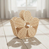 Flower Wall Basket Decorative Wall Hanging Basket Rustic Design for Bedroom