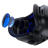 Simulated Reality Headset Head-Mounted VR Headset Simulated Reality Glasses Immersive VR Goggles Comfortable for Gamers, Gaming