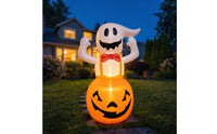 Inflatable Inflatable Specter With | Lighted, Pumpkin specter Inflatable, for Yard