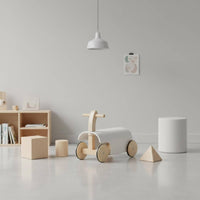 Wooden Balance Bike Motor Skills Infant Stability Helper Educational Wooden Infant Pusher for Infants, Young Children