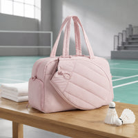 Adjustable Padded Sports Bag with Side Pocket Removable Quilted Gym Bag with Shoulder Strap Organized Lightweight for Athletes