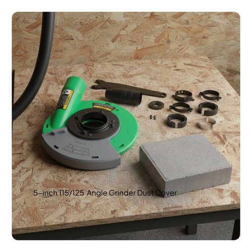 Angle Grinder Dust Shroud Easy Install Surface Grinding Shroud Clamp Fitting