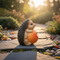 Hedgehog Garden Ornament Weather Resistant Outdoor Decoration Handmade for Yard