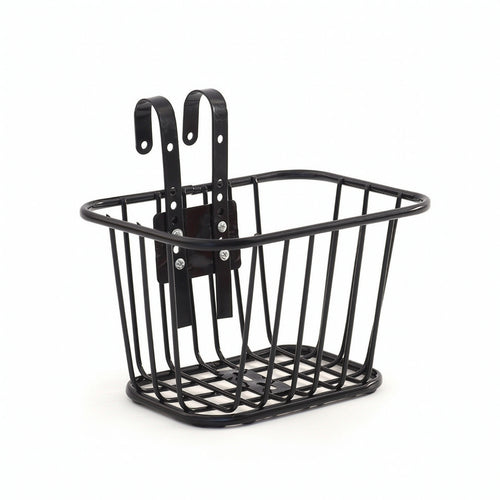Bike Basket with Mounting Hardware Hook on Front Cycle Basket Detachable for Neighborhood Rides