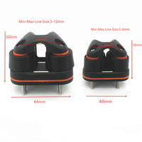 Nylon Rope Clamp with Ball Bearings for Fitness Equipment