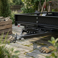 Rear Motorcycle Carrier Rack Registration Plate Bracket Motorcycle Hitch Carrier Rust-Resistant Bike Hauler