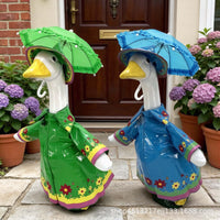 Pet Raincoat Goose Costume for Festive Occasions