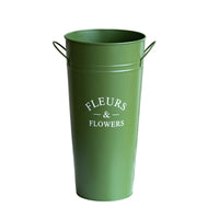 American Iron Flower Bucket for Fresh or Dried Flowers