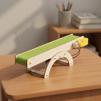 Electric Conveyor Belt Model Cut DIY Conveyor Belt Model Educational for Kids, Hobbyists, Classroom