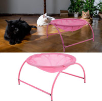Breathable Iron Cat Bed with Removable Cover, Four Colors