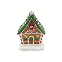 Gingerbread House Cute Holiday Cottage Textured Tabletop Decor for Collectors