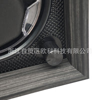 Ebony Grain Wood Vertical Single-Slot Automatic Watch Winder