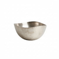 Aluminum Bowl Silver Tabletop Bowl Versatile for Home Staging