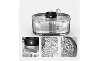 Pet Water Fountain Cordless Cat Water Fountain Sensor Automatic for Cats, Home