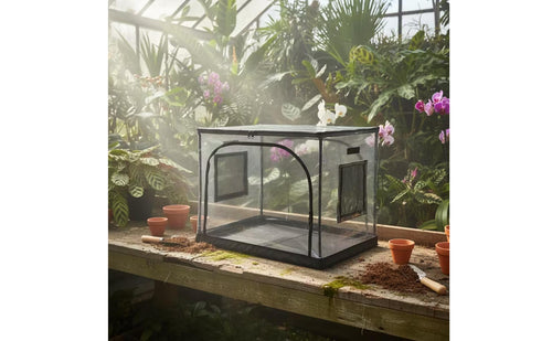 Reptile Enclosure Transparent Foldable Reptile Cage Foldable Bearded Dragon Cage for Temporary Housing