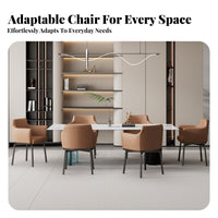 Curved Rear Rotate Chair Italian Inspired Design Upholstered Rotate Barrel Armchair Wrap-Around Rearrest Long-Lasting