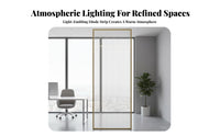 Integrated LED Lighting Illuminated Fluted Glass Panel Modern Aesthetic Space Partition Freestanding Room Divider Sturdy Frame for Interior Designers, Business Owners, Entrance Hall, Restaurant, Bedroom, Studio Apartment