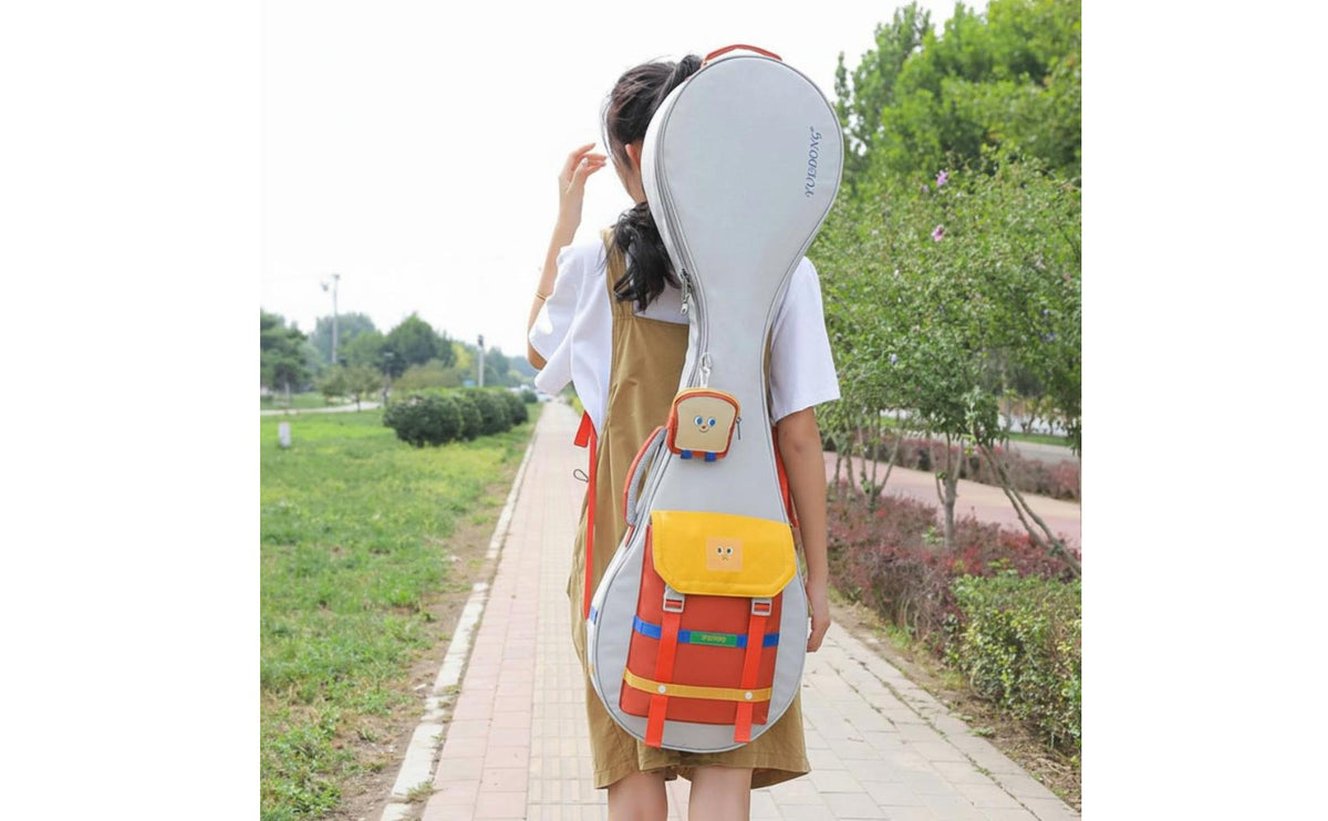 Pipa Backpack Case Thickened Pipa Bag Lightweight Pear-Shaped Instrument Case for Travel, Performance