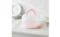 Transparent Cake Carrier with Dome Clear Cake Carrier with Handle Portable Reusable for Home Bakers, Parties, Kitchen