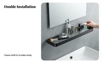 safety glass Shelf Multi-Functional Railed Glass organizer Safety Rails for Adults