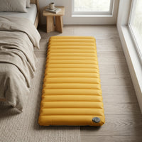 Cushioned Air Mattress with Built-in Pump Waterproof Inflatable Air Bed Portable Inflatable Mattress Electric for Guests