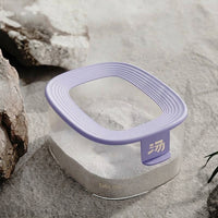 Hamster Sand Bath Splash-Contained Hot Spring House, Hamster Dig Box for Dwarf and Chinese Hamsters, 17cm Translucent with Side Opening