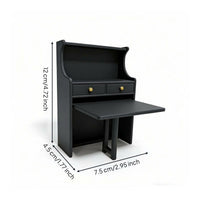 Foldable Dollhouse surface 1:12 Scale European Style Dollhouse Furniture and Materials Mini Drawer Cabinet