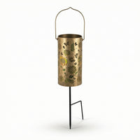 Solar Lantern with Stake Metal Lanterns Modern for Yard