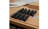 8 Pieces Wooden Foosball Handle Table Table Soccer Handle Classical Atmosphere Game Room Equipment for Arcade