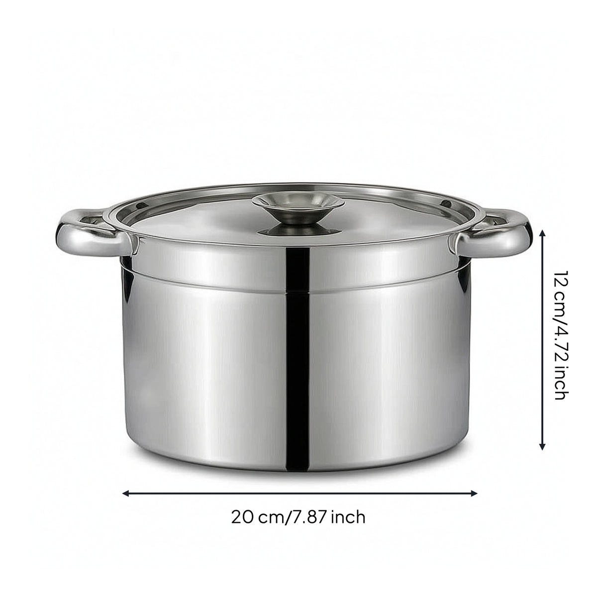 Compact Stainless Steel Pot