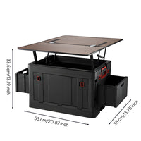 Foldable Storage Box Removable Tabletop Hard-Shell Storage Box Portable