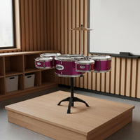 Stable Tripod Stand Childrens Jazz Drum Easy Assembly Beginner Percussion Set for Beginners