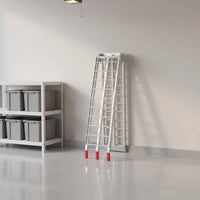 Aluminum Motorcycle Ramp Open Design Folding Motorcycle Ramp Sturdy Vehicle Loading Gear